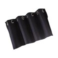 thumbnail image 1 of Solid Colored Short Valance Curtains Kitchen Pocket Curtain Window Treatment Black S, 1 of 8