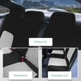 thumbnail image 2 of FH Group Neoprene Custom Fit Car Seat Covers for 2016-2024 Honda Civic Rear Gray Waterproof, 2 of 4