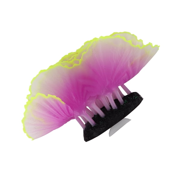 Fish Tank Fluorescent Lettuce Coral Decoration Simulation Marine Plants Aquarium Landscaping Decoration