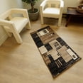thumbnail image 1 of Rug Branch Montage Collection Tapis de couloir géométrique moderne, 1 of 4