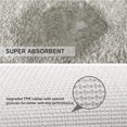 thumbnail image 3 of Bathroom Rugs Bath Mat 32"x32" Square Soft Absorbent Non Slip Fluffy Thick Microfiber Cozy Bathroom Rugs for Tub Shower Bathroom Floors Accessories (Light Gray), 3 of 7