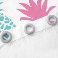 thumbnail image 3 of Erosebridal Rideaux et Draperies Ananas Roses (42x90), Fruits Tropicaux Rideaux Occultants 30 %-50 % Ensemble de 2 (42x90), Déco de Chambre Botanique, 3 of 5