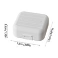 thumbnail image 3 of Portable Pill Organizer Box - Divided Compartments for Weekly Medication, Sealed Pills Container with Lock 7.8x7.8cm, 3 of 7