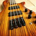thumbnail image 3 of 4pcs Bass Guitar Bridge Individual Bass Bridge Guitar Bridge Single Individual Tailpiece Single String Bass Bridge Bass Guitar Saddles Compatible with 4 String Electric Bass Guitar Accessories, 3 of 5
