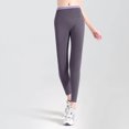 thumbnail image 2 of Birdeem Womens Color-Blocking High-Waisted Hip Lifting Exercise Fitness Tight Yoga Pants, 2 of 5