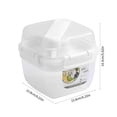 thumbnail image 3 of TIMIFISDouble Layered Fruit Salad Box Portable Bento Box Sealed Fresh-keeping Box, 3 of 7