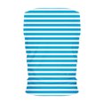 thumbnail image 3 of Plebaso Womens Slim Striped Tank Tops Sleeveless Crewneck Ruched Blouses Summer Casual Basic Tee Tops, 3 of 4