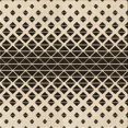 thumbnail image 1 of Ahgly Company Machine Washable Indoor Square Transitional Chocolate Brown Area Rugs, 5' Square, 1 of 7