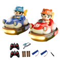 thumbnail image 3 of Esquirla 2 Pieces RC Speed Bumper Cars Kids RC Cartoon Car for Ages 6 and up Festivals, 3 of 8