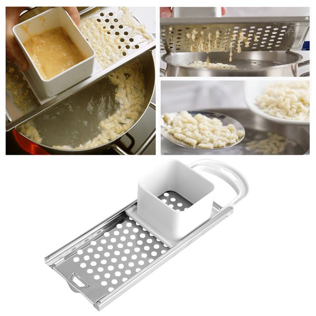 Noodle Maker Pasta Maker Stainless Steel Plastic Kitchen Stainless Steel Blade Spaetzle Noodle Dumpling Maker Pasta Cooking Tool