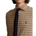 thumbnail image 2 of Polo Ralph Lauren Chemises en Sergé Coupe Classique pour Hommes, Beige, Très Petit, 2 of 4