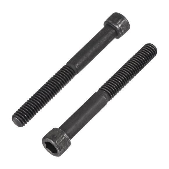 Unique Bargains 3/8-16x3-1/4' Hex Socket Bolts 12.9 Grade Alloy Steel Black Oxide 5 Pack