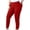 Rouge, variante sur Leggings pour Femmes Grande Taille Extensibles, Contrôle du Ventre, Pantalon de Yoga Long, Taille Haute, Couleur Unie, Pantalon de Sport, Bleu Marine, TG