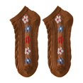 thumbnail image 3 of Low Cut Socks Cotton 6 Pairs Quick Dry Non-slip Flower Sport Socks Ankle Socks, 3 of 10