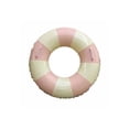 thumbnail image 1 of pitrice Children Inflatable Swimming Pool Buoyancy Rings Water Boating Rowing Practicing Aid Circle for Indoor Gym Seaside Party Pink Stripe Size 100 with Handle, 1 of 6