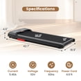 thumbnail image 3 of Tapis de Marche Superfit 2.5HP sous Bureau avec Télécommande Compatible APP pour la Maison, 3 of 10
