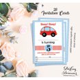 thumbnail image 5 of Darling Souvenir White Birthday Invitation Card Printable Elegant Fill or Write In Blank Party Invites 28 Pcs 5 x 7 Inches, 5 of 5
