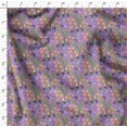 thumbnail image 4 of Soimoi Feuilles de Tissu Poly Georgette & Tissu Imprimé Artistique Floral 1 Yard 52 Inch Wide, 4 of 5