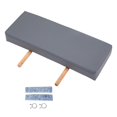 thumbnail image 4 of Milaget Rallonge de Longueur de Table de Massage Housse en PU Fixation Pratique Rallonge Coussin Gris, 4 of 9