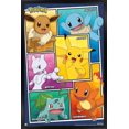 thumbnail image 1 of Pokémon - Group Collage Wall Poster, 14.725" x 22.375" Framed, 1 of 4