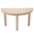 thumbnail image 1 of Plateforme en Bois pour Hamster, Demi-Ronde en Pin Durable pour Hamster Gerbille Chinchilla Oiseaux, 1 of 8