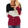 thumbnail image 1 of Tuniques à Manches Longues pour Femmes Sweat-Shirt Coupe Ample, 1 of 6
