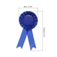 thumbnail image 2 of Unique Bargains Ruban de Récompense Vierge, Ruban de Rosette Ruban de Reconnaissance de Prix Honorable, Bleu, Lot de 12, 2 of 5