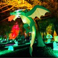 thumbnail image 2 of Costway 5 FT Hanging Halloween Inflatable Fire-breathing Dragon Flying Decoration Yard, 2 of 9