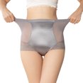 thumbnail image 1 of B91xZ Culotte Femme Invisible Taille Haute String Broderie Florale Bikini, TG Gris, 1 of 5