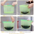thumbnail image 4 of Reusable Silicone Food Storage Bags - BPA and Plastic Free Freezer Bags, 4 of 4