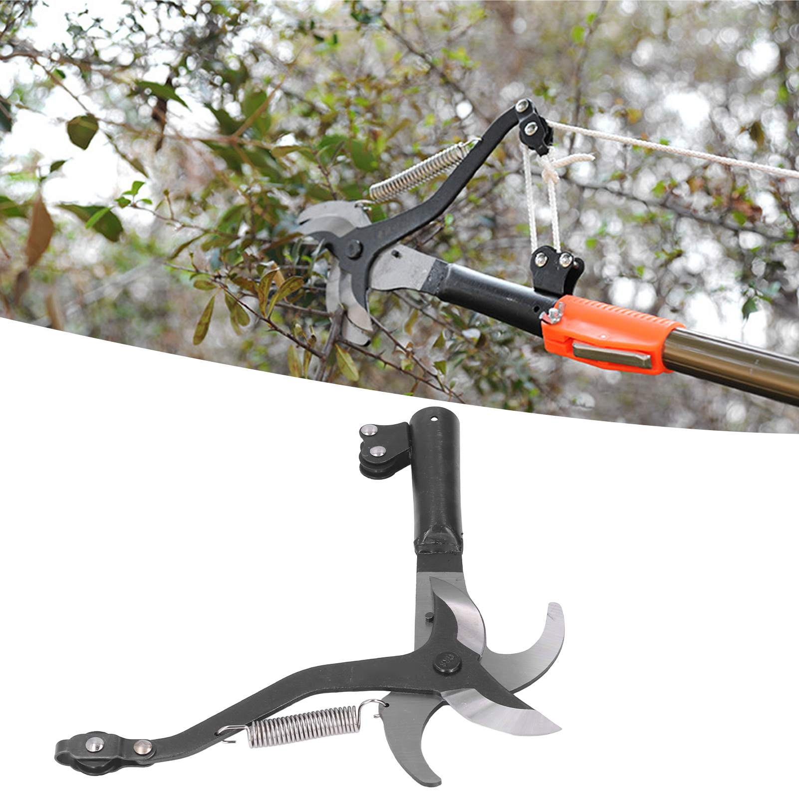 High Altitude Pruning Shears, Steel Branch Scissor Labor Saving Garden Tools For Tree Pruning, Gardens, Courtyards, Agriculture