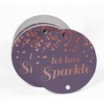 thumbnail image 2 of Inkdotpot Let Love Sparkle Wedding Bottle Tag Real Rose Gold Foil Favor Hang Tags Pack Of 100, 2 of 6
