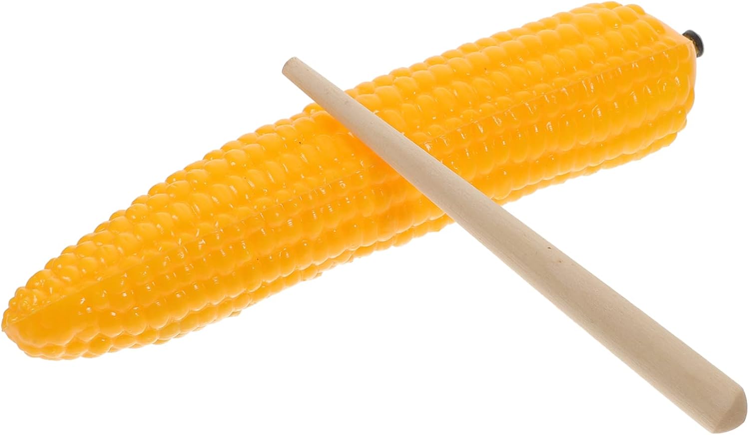Vegetable Shaker Maracas for Boys and Girls Corn Shape Percussion Instrument Material Musical Toy Rhythm Sticks