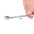 thumbnail image 4 of Unique Bargains Metric 9mm 12-Point Box Open End Combination Wrench Chrome Finish, Cr-V, 4 of 5