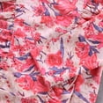 thumbnail image 3 of Girl Swimsuit 2 Piece Tankini Set Swimwear Floral Printing Toddler Bathing Suit 3-4 Years, 3 of 7