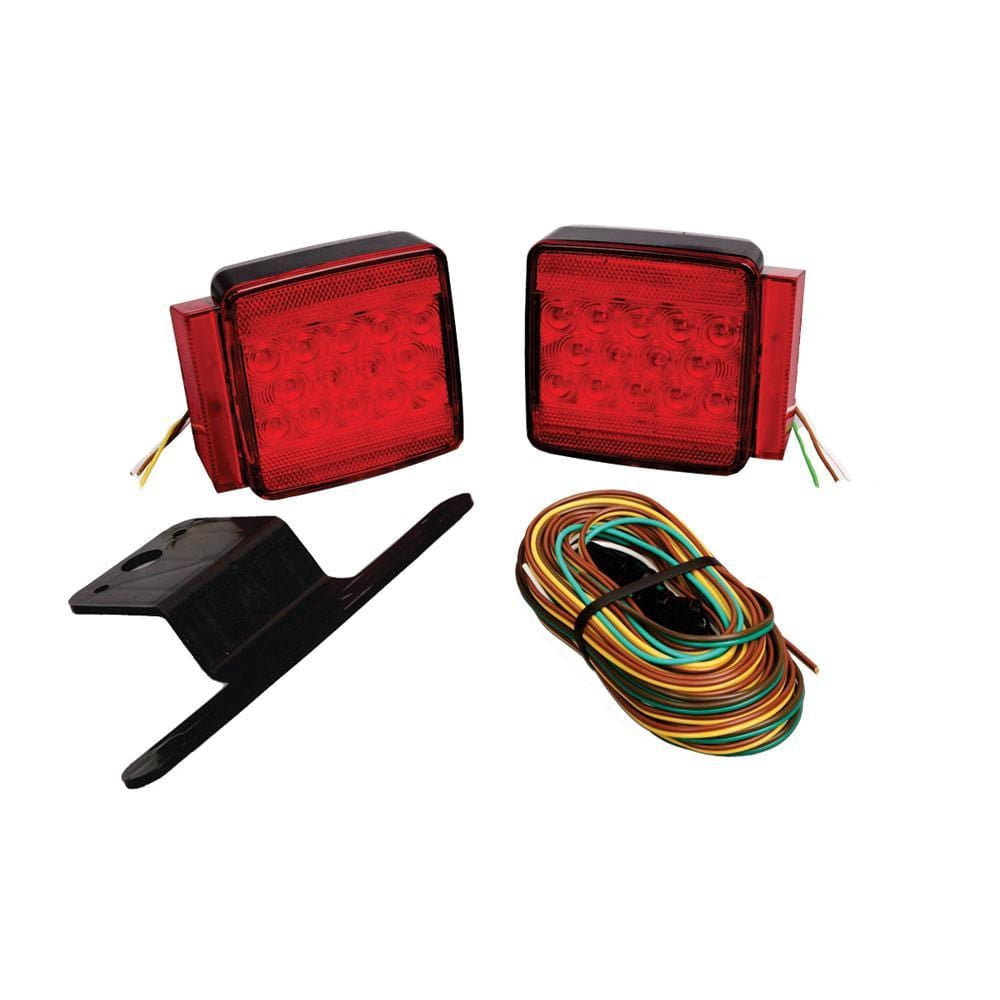 Wesbar 287512 Submersible LED Trailer Light Kit - Under 80"""" Wide Trailer regular