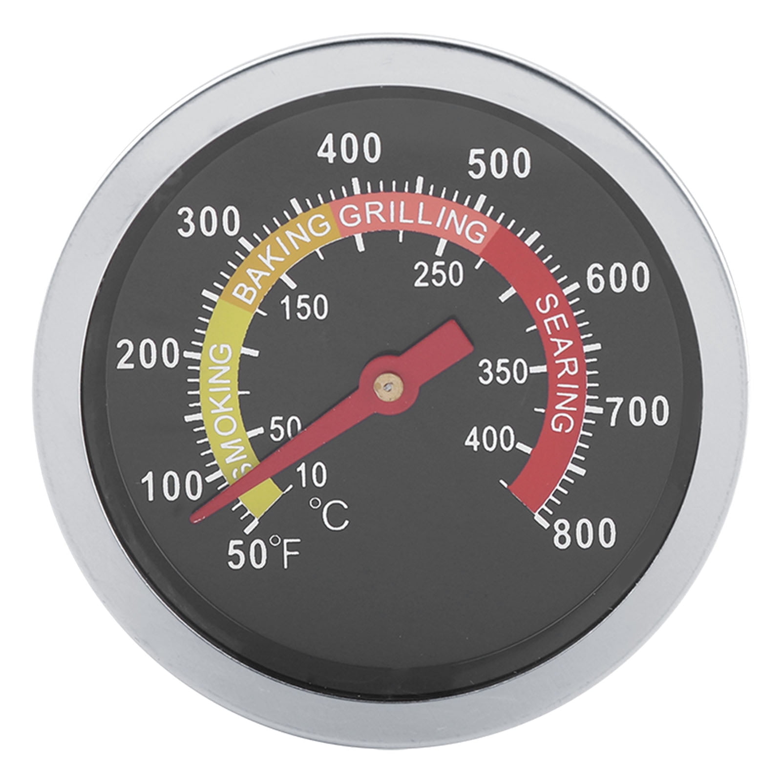 Samfox Thermomètre - 50~800 ℉ Thermomètre Barbecue en Acier Inoxydable Indicateur de Température pour Barbecue Cooking