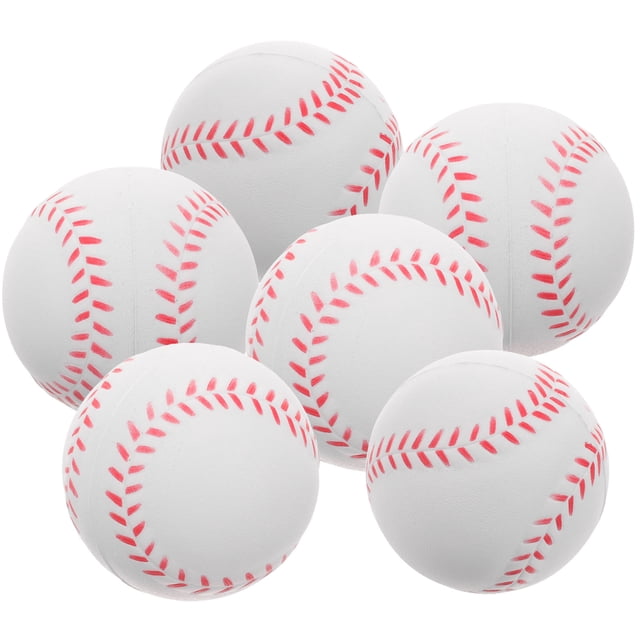 HIAKDOFT 6Pcs Training Baseballs for Hitting Softballs for Outdoor Activities