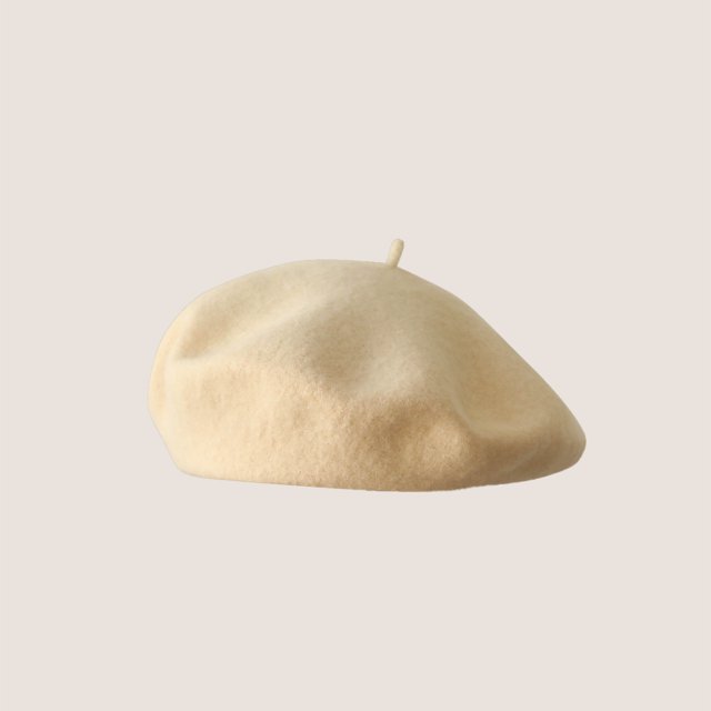 LinYooLi Hot Selling Autumn And Winter Wool Beret For Girls, Artistic And Retro, Versatile Korean Version Painter Hat, English Solid Color Felt Hat