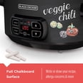 thumbnail image 2 of BLACK+DECKER Mijoteuse Numérique de 7 Pintes avec Surface Tableau Noir, Ardoise, SCD4007, 2 of 4