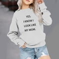 thumbnail image 2 of Économies d'Hiver! SROBPTY Chandails à Manches Longues pour Tout-Petits, T-Shirt pour Enfants à Manches Longues Imprimé, T-Shirt Imprimé à Col Rond Court, Convient aux Garçons et aux Filles, Blanc, 3 Ans, 2 of 4