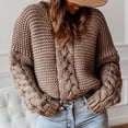 thumbnail image 2 of Timegard Plus Size Knit Tops for Women Crewneck Long Sleeve Sweaters Pullover Fall Winter Solid Color, 2 of 6