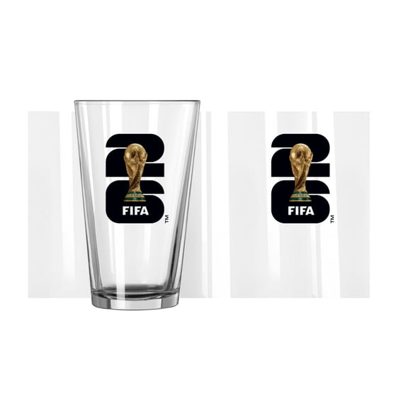 2026 FIFA World Cup - Trophy Logo Pint Glass (16 oz)