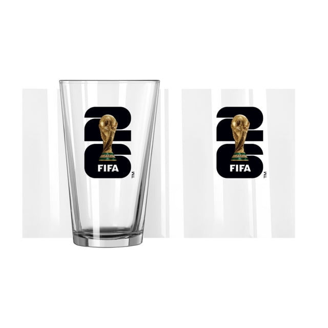 2026 FIFA World Cup - Trophy Logo Pint Glass (16 oz)