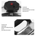 thumbnail image 3 of Aluminum Pressure Cooker, Explosion Proof Electric Pressure Cooker, Large Capacity Slow Cooker, Rice Cooker, Steamer, Sauté, Gas Stove Eletric Stove Cooking, Easy to Clean, 3 of 7