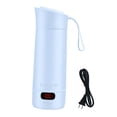 thumbnail image 1 of veasfak Travel Heating Cup Compact Portable Electric Kettle Leakproof Stainless Steel Fast Boiling Mini Tea Kettle With LCD Display And Adjustable Temperature Suitable for home office Blue, 1 of 9
