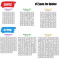 thumbnail image 5 of Complete Set Of Letters, Wide Range Of Applications Stencils for Creative Projects, 36 Pcs Reusable And Washable Templates, Alphabet And Number Stencils for Wood, Walls, And More, 5 of 5