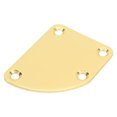 thumbnail image 4 of Guitar Neck Plate, Lightweight Anti Scratch Electric Guitar Neck Plate Set Gold 4 Hole  For Music Class, 4 of 8