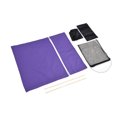 thumbnail image 4 of Chair , Simple Installation Wear Resistant Director Chair Cover Attractive With Garbage Storage Bag For Household Purple,Black,Rose Red, 4 of 8