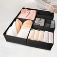 thumbnail image 5 of Ovzne Indoor Storage Box Storage Box 6-Piece Foldable Drawer Wardrobe Storage Box Drawer-Style Six-Piece Set Foldable Storage Box Thickened Storage Box On Clearance, 5 of 5